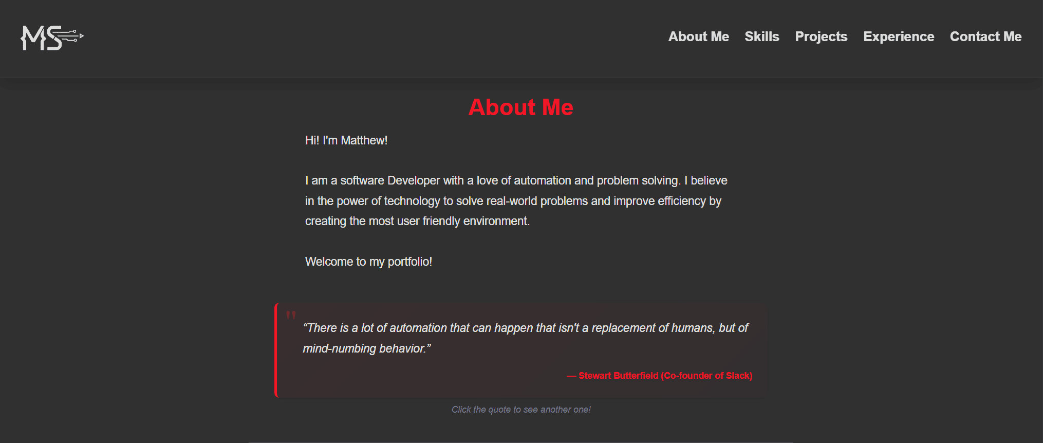 My Portfolio Website